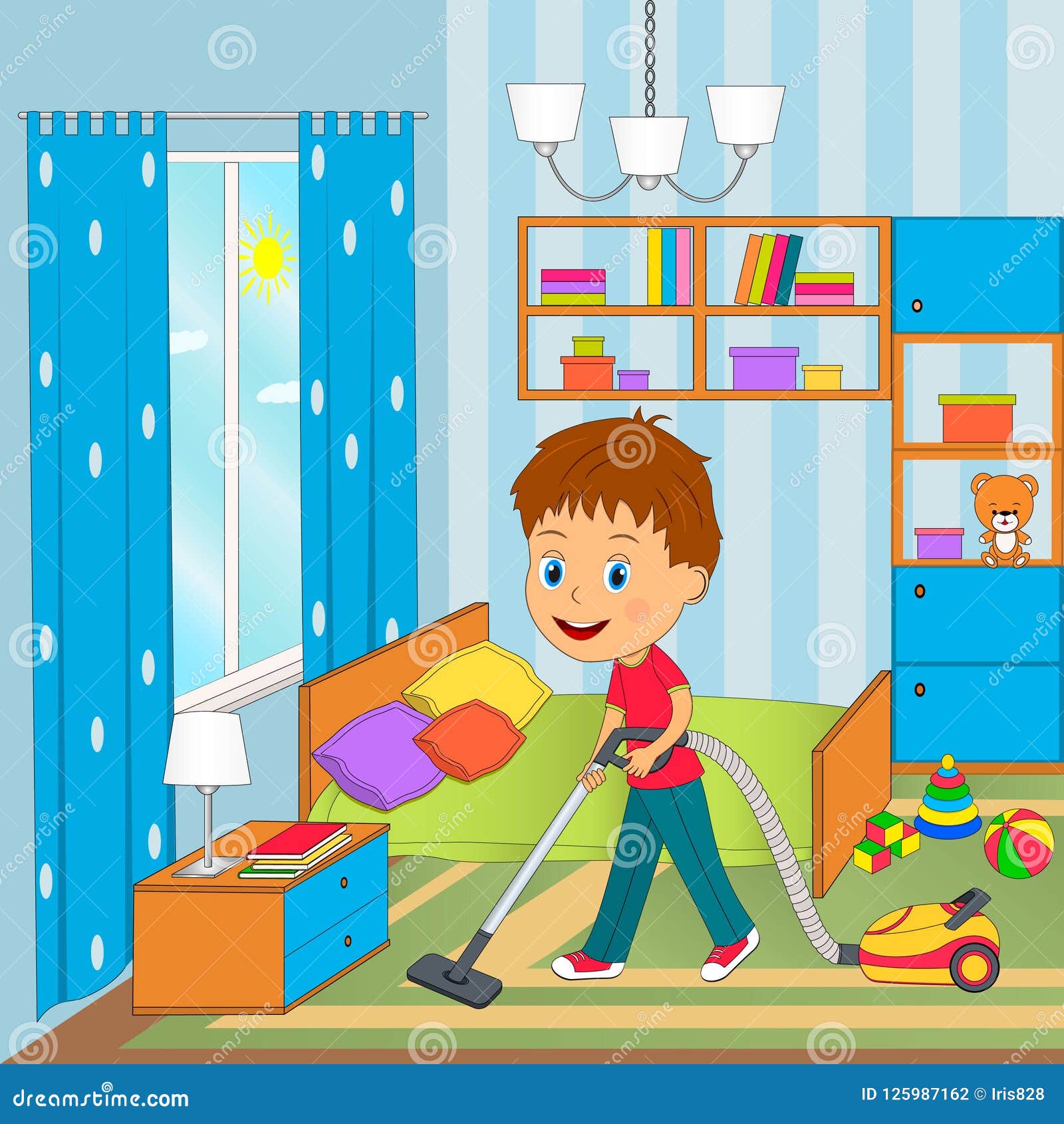 Tidies his room. Комната чистоты для детей. Мальчик пылесосит комнату. Clean your Room карточки. Рисунок 3 класс я убираюсь в своей комнате.