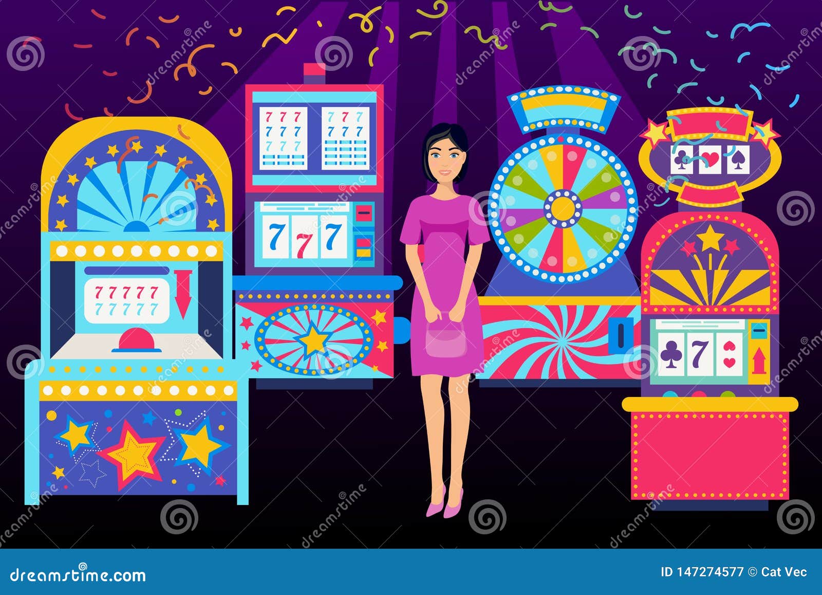 Free Vector | Lottery jackpot banners set