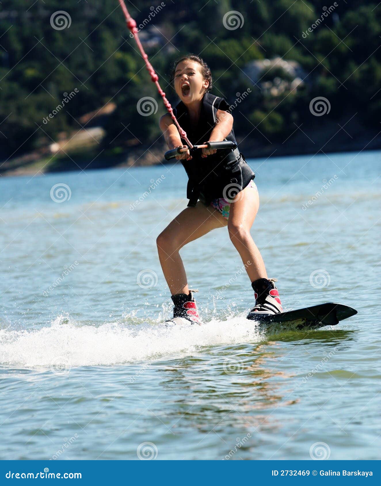 Girl Wakeboarding Royalty Free Stock Images Image 2732469