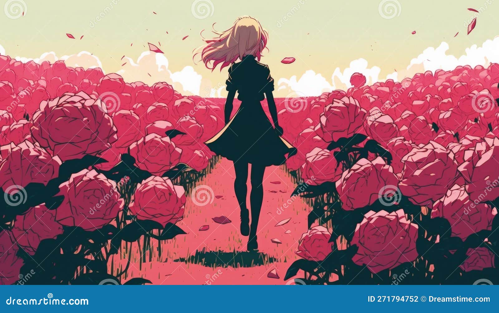 Steam Workshop::Anime Girl Roses
