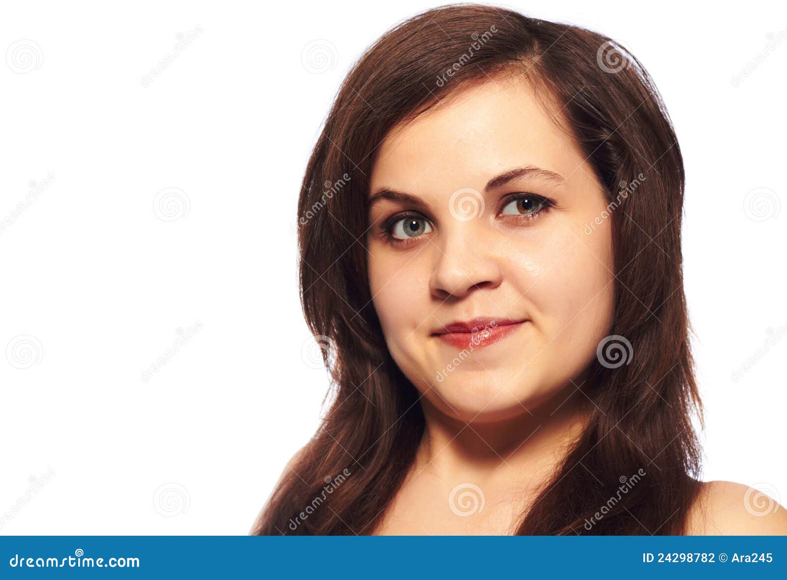 Girl on white background stock photo. Image of cute, people 24298782