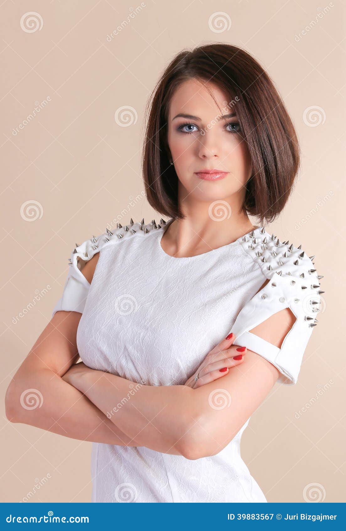 Girl in white dress stock image. Image of caucasian, innocence - 39883567