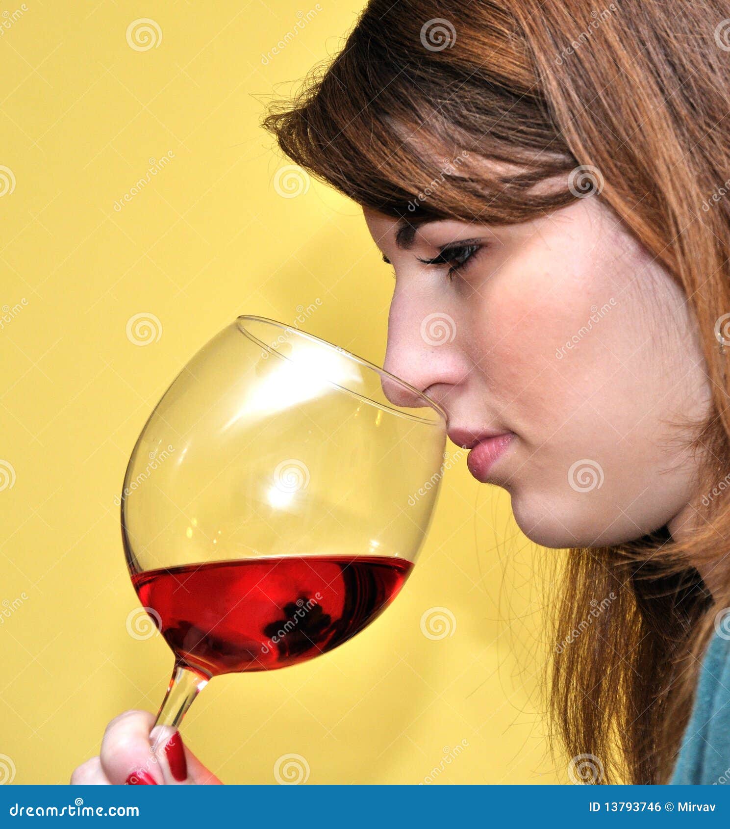 Girl and wine stock photo. Image of romantic, drink, lady 13793746
