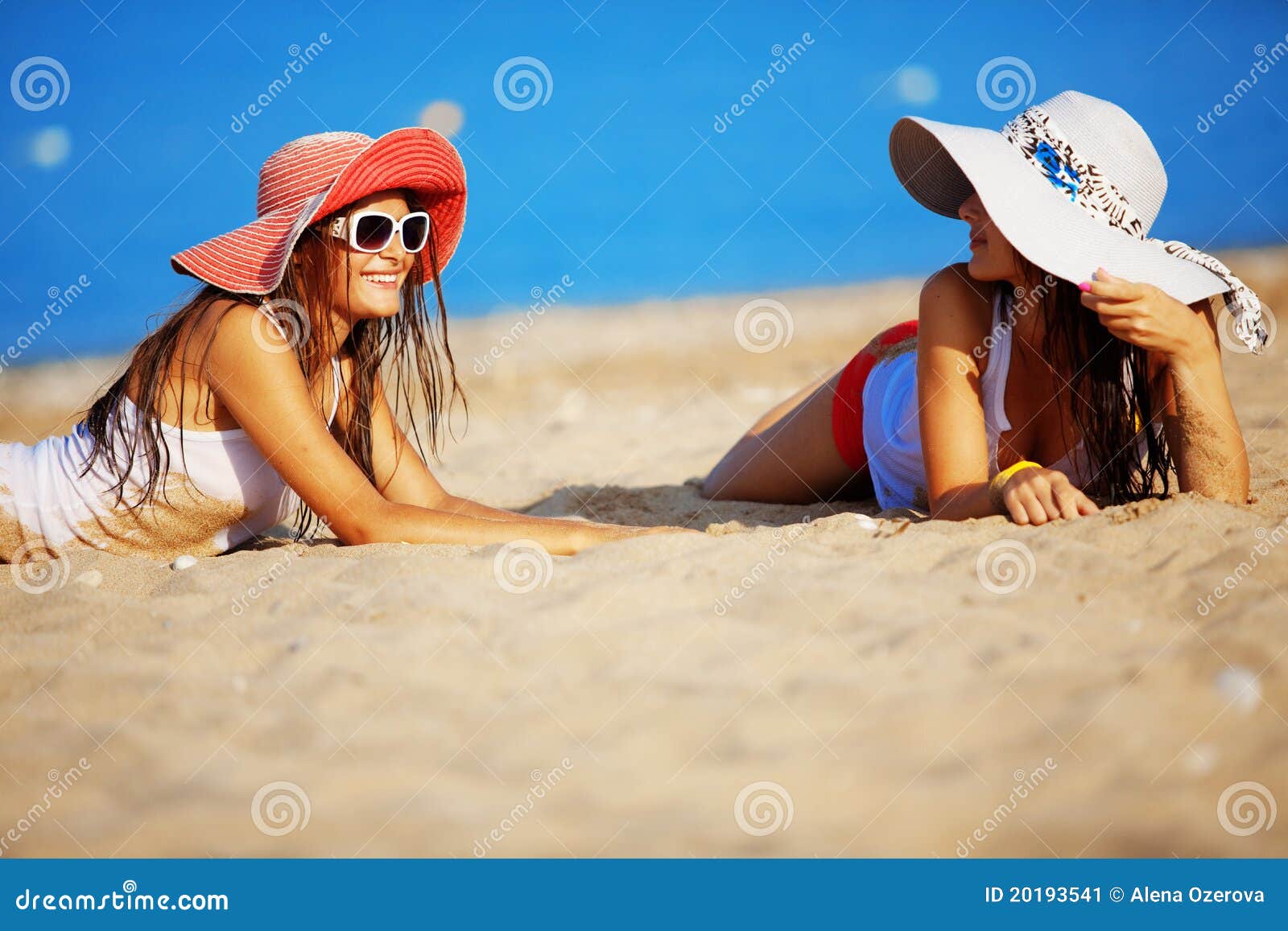 Bottomless girl beach