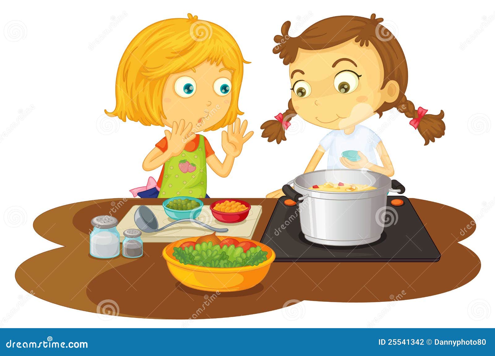 free clipart of girl cooking - photo #21