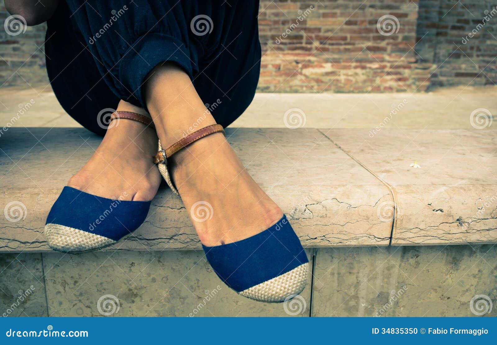 Girls feet stock photo. Image of human, concept, alone - 34835350