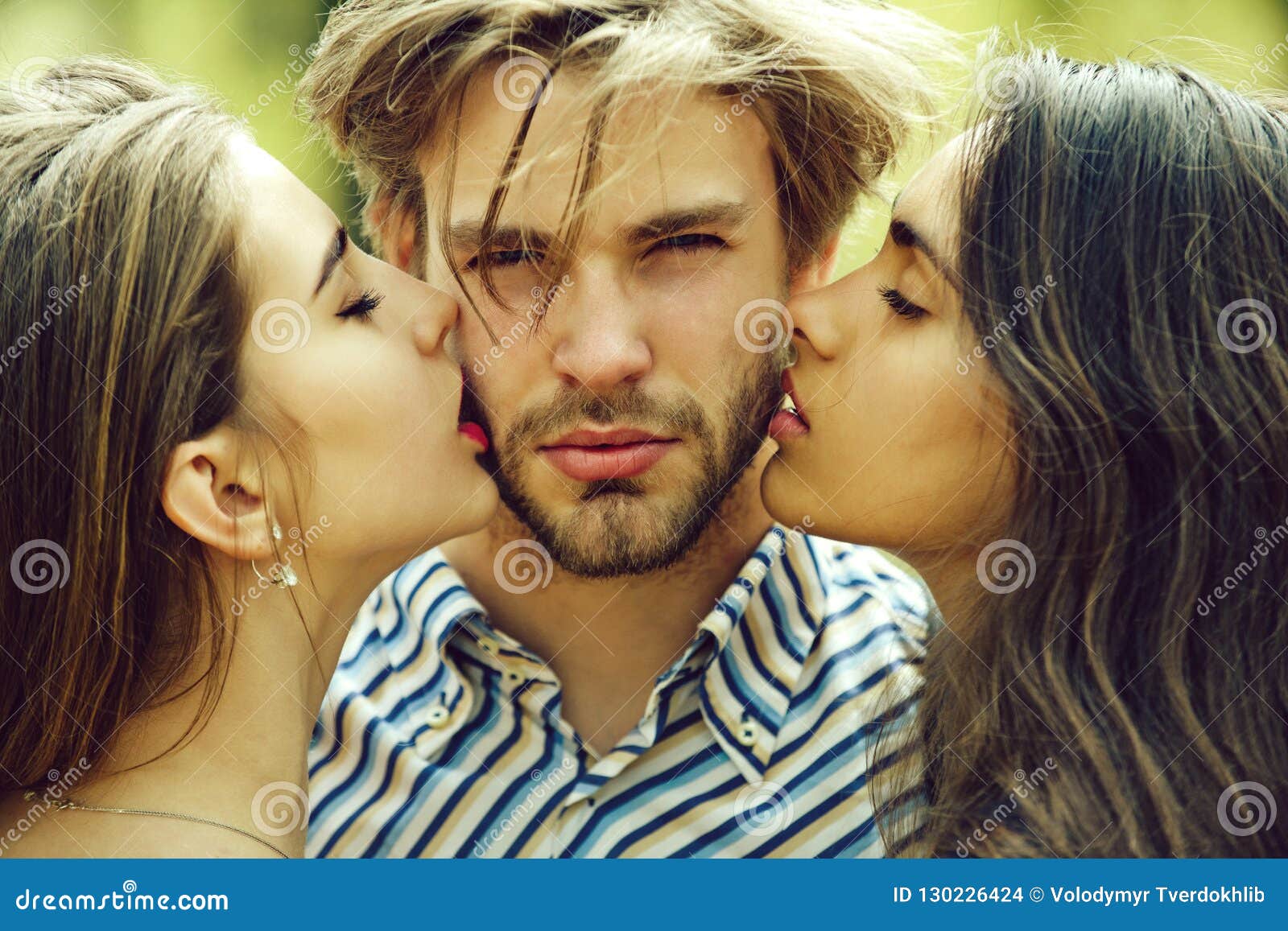 Lesbians Kissing Face Licking