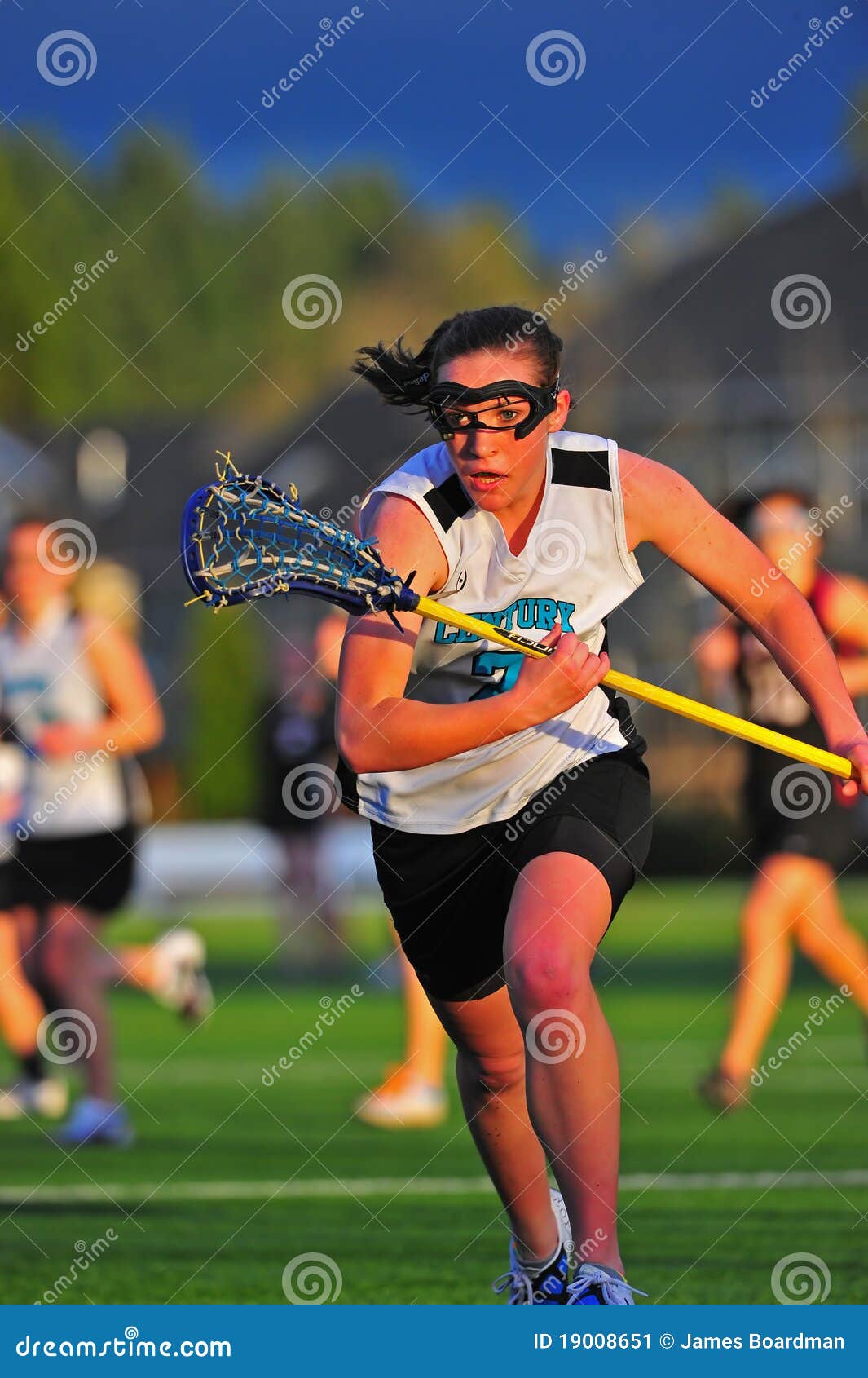 Girls Lacrosse Race after the Ball Editorial Photo Image of action