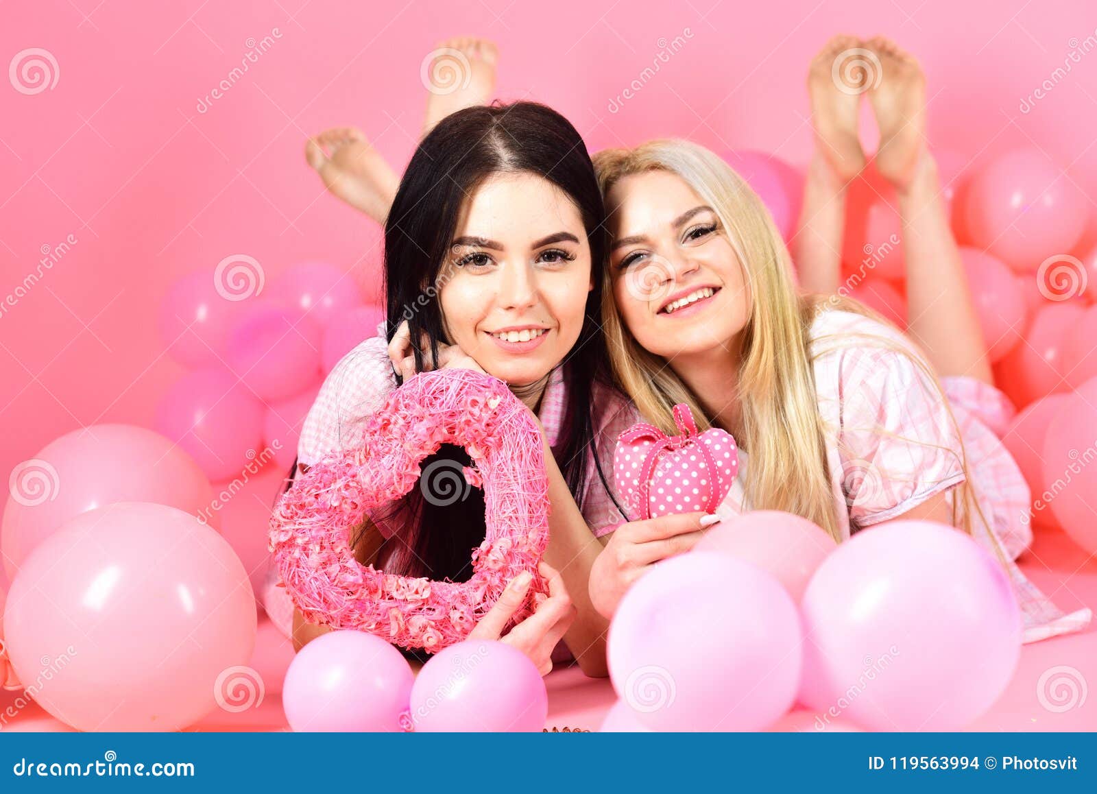 Blonde and brunette with toys Porn photo Blonde and brunette with toys