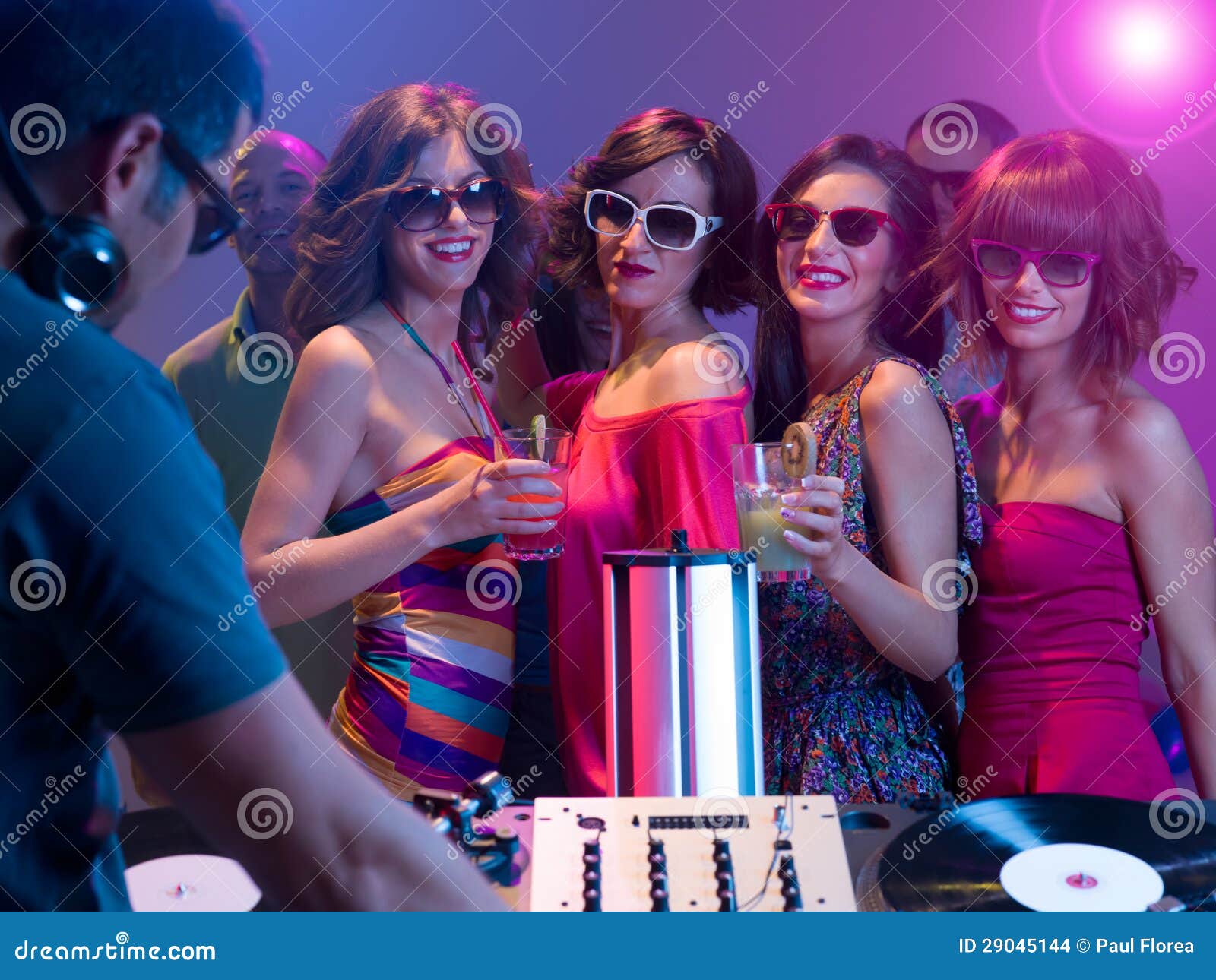 Girls night out at a party stock photo. Image of lifestyle - 29045144