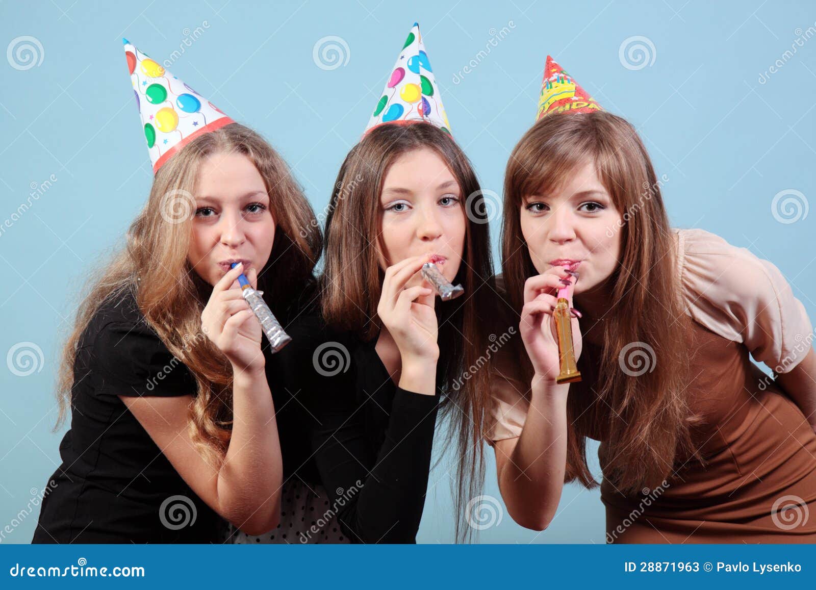 A girls at the party stock image. Image of celebrations 28871963