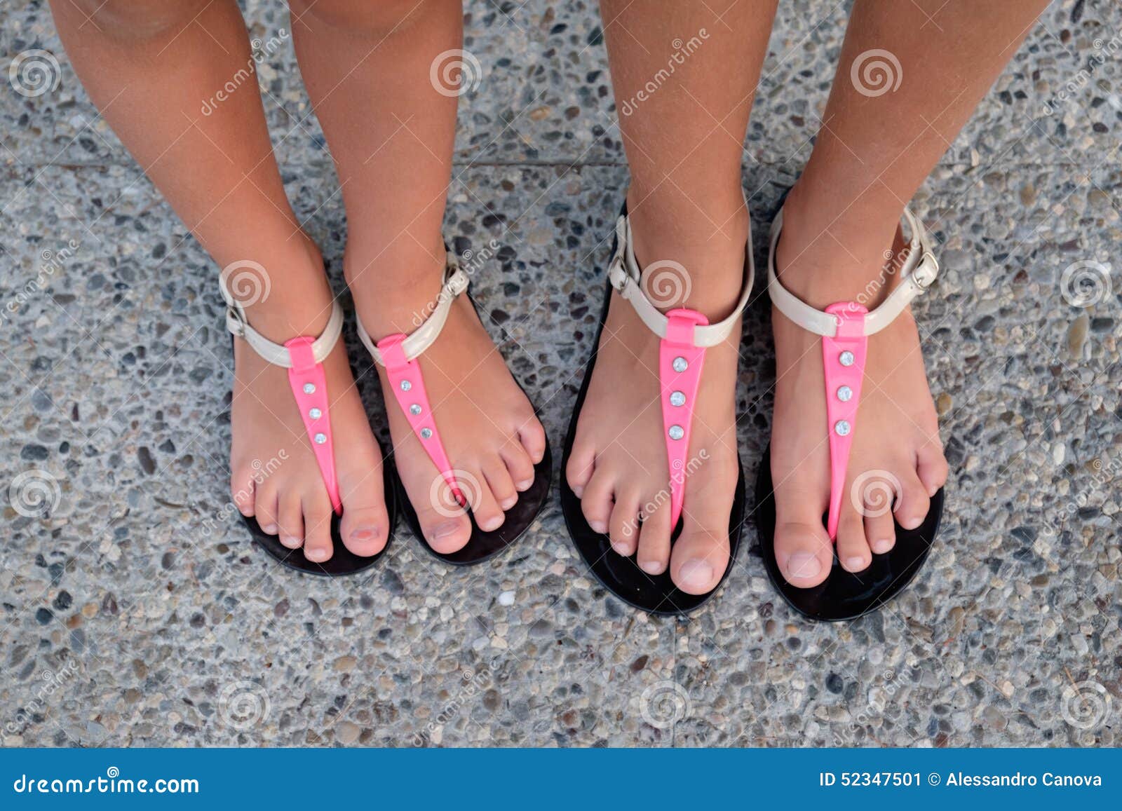 little girl pink sandals