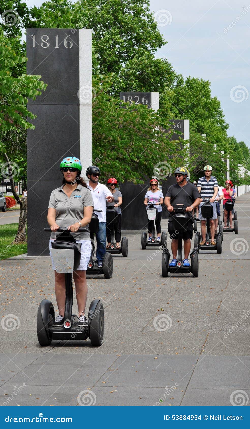 Giro di Segway del centro commerciale bicentenario a Nashville, Tennessee