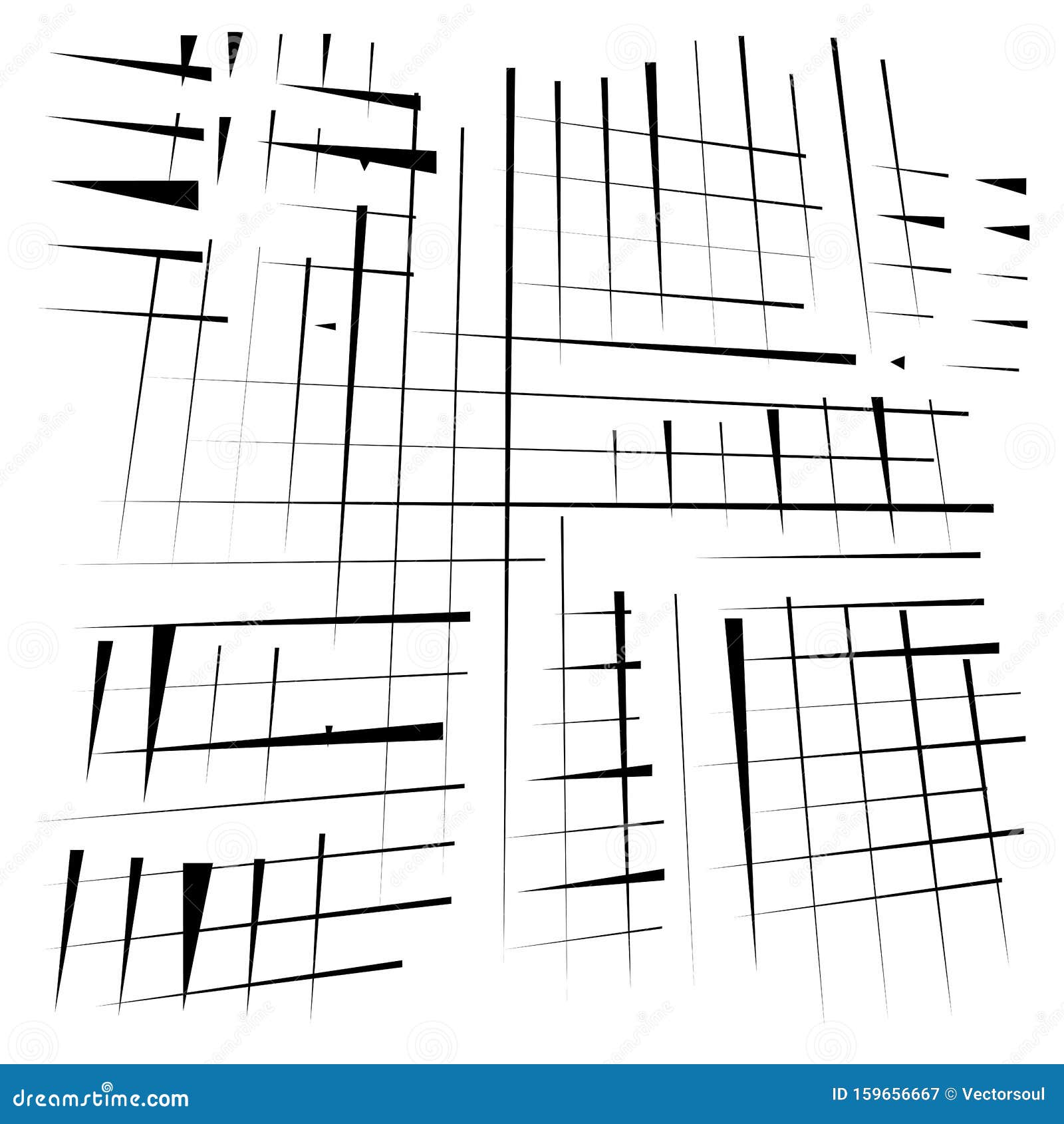 Gitter, Abstraktes, Geometrisches Muster Segmentierte