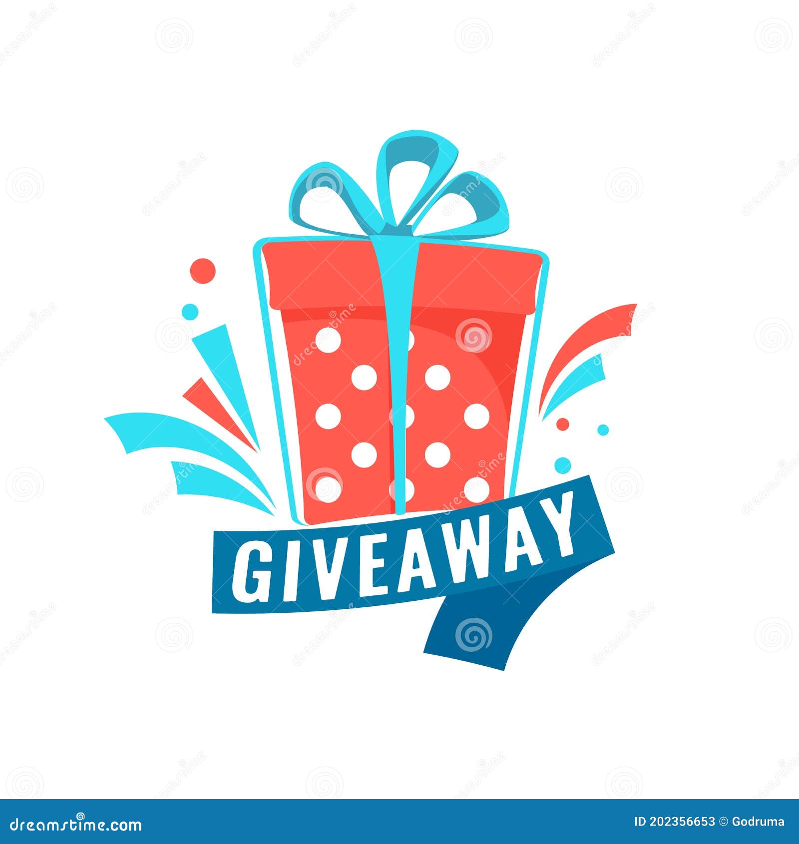 Social media contest giveaway and special offer Vector Image