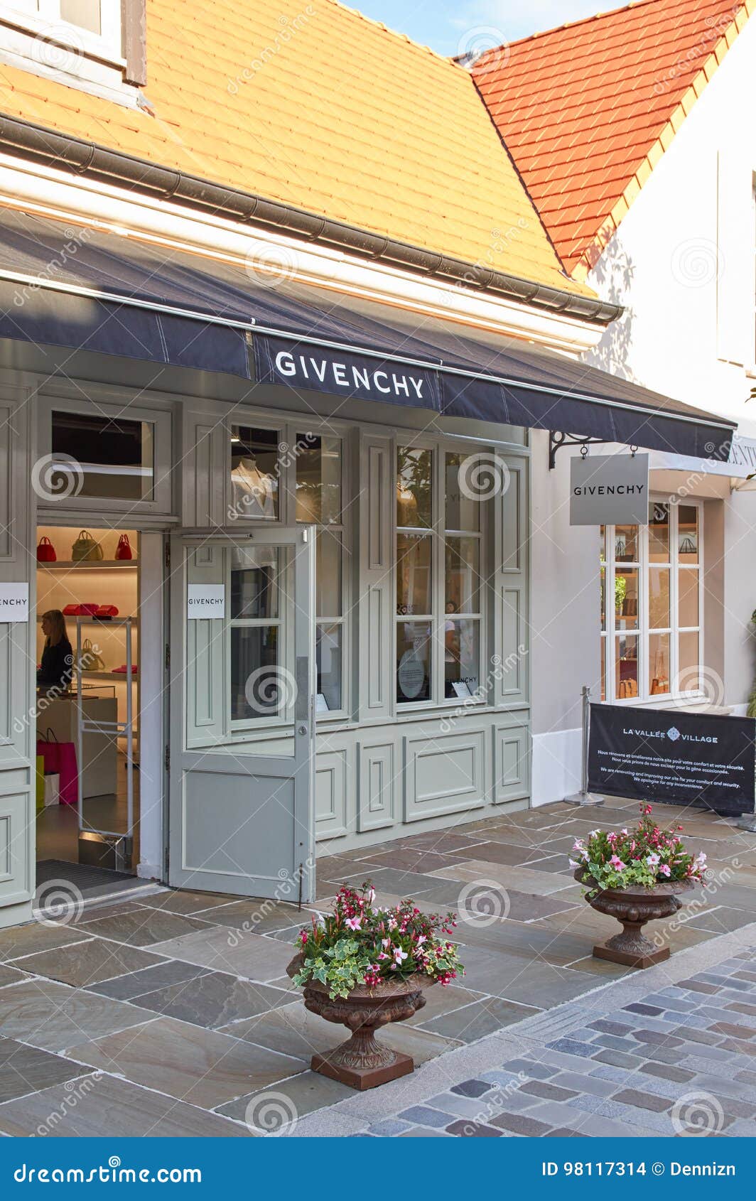 Givenchy Boutique in La Vallee Village. Editorial Stock Image