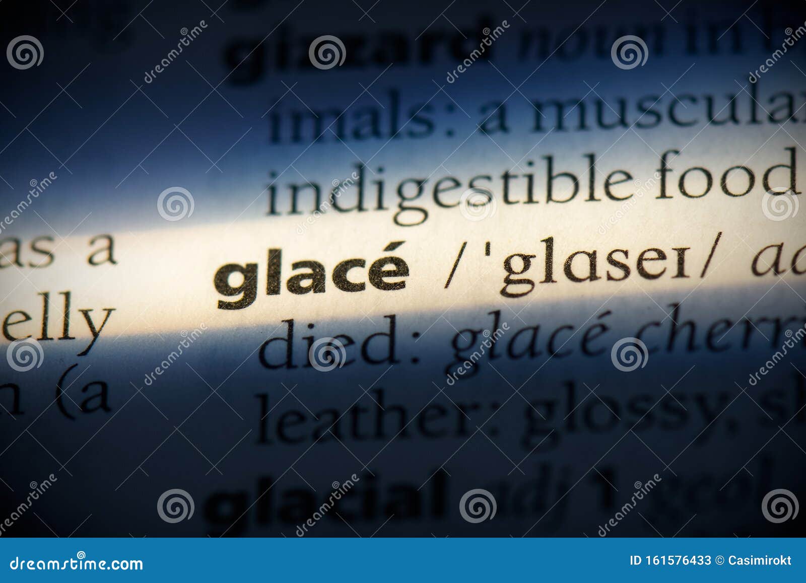 Glace stock image. Image of paper, highlight, etymology 161576433
