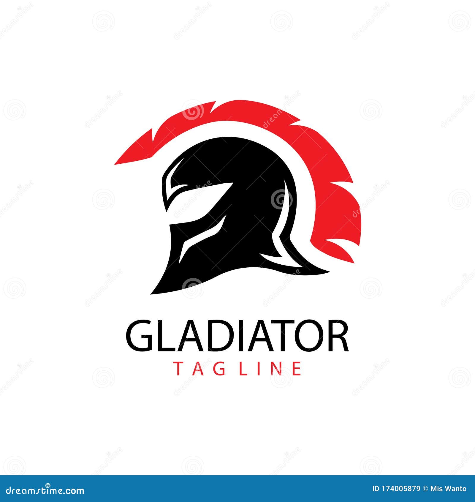 Gladiator Mask , Spartan Helmet Logo Template Vector Icon Design Stock ...