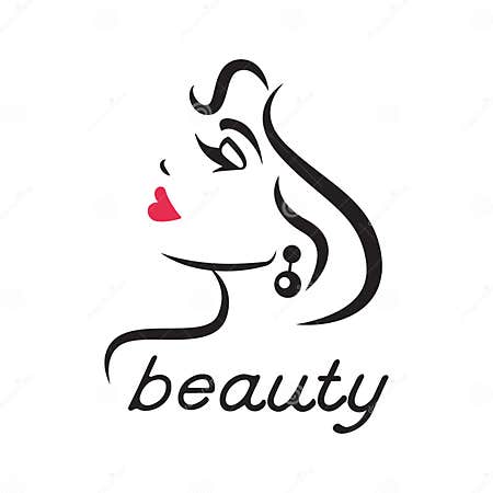 Glamorous Logo for a Beauty Salon. Stock Vector - Illustration of ...