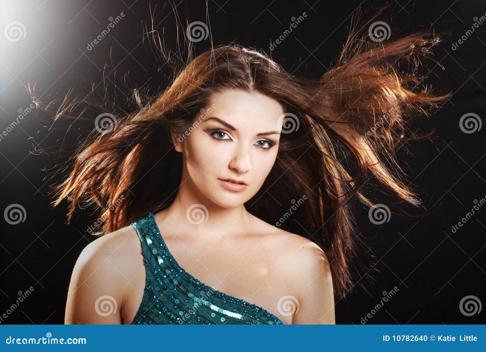Glamorous Woman stock photo. Image of wind, girl, woman - 10782640
