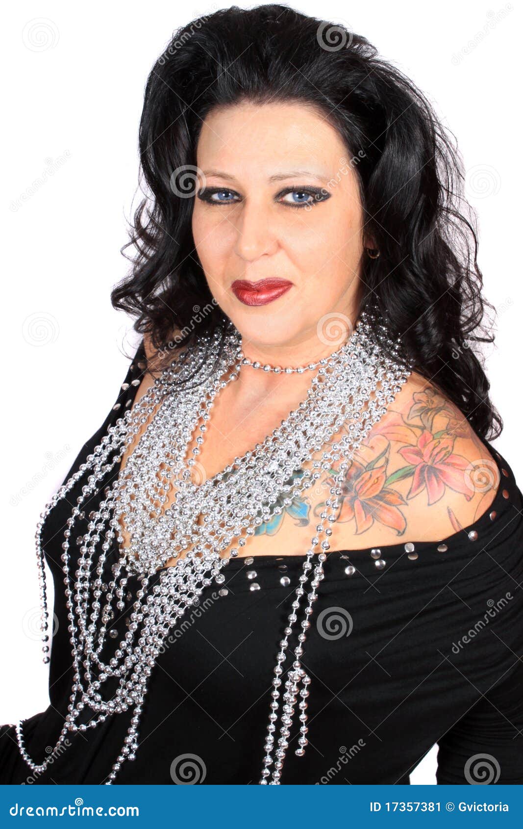 Glamorous woman stock image. Image of fashion, hair, curly - 17357381