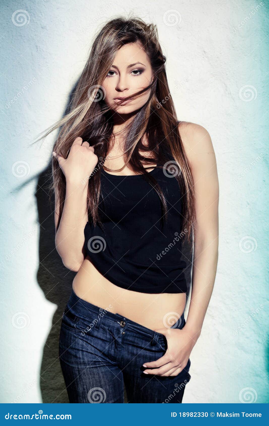 Glamorous woman stock photo. Image of glamorous, face - 18982330