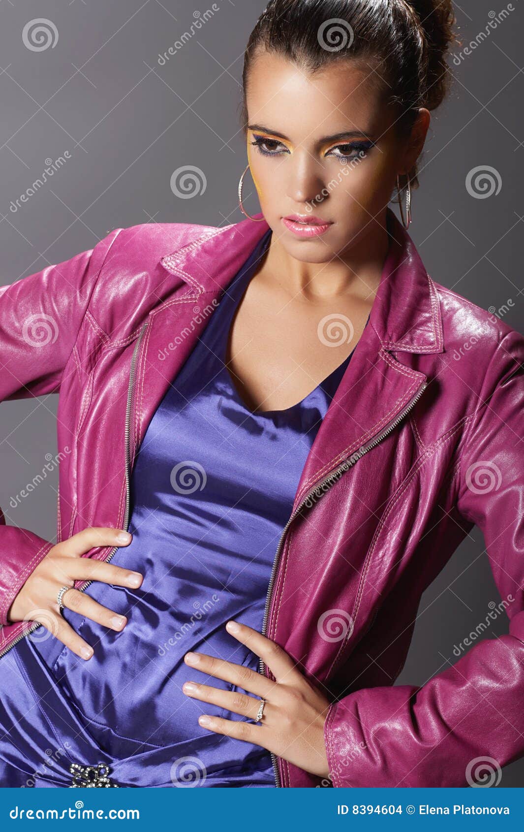 Glamorous woman stock photo. Image of stylish, single - 8394604