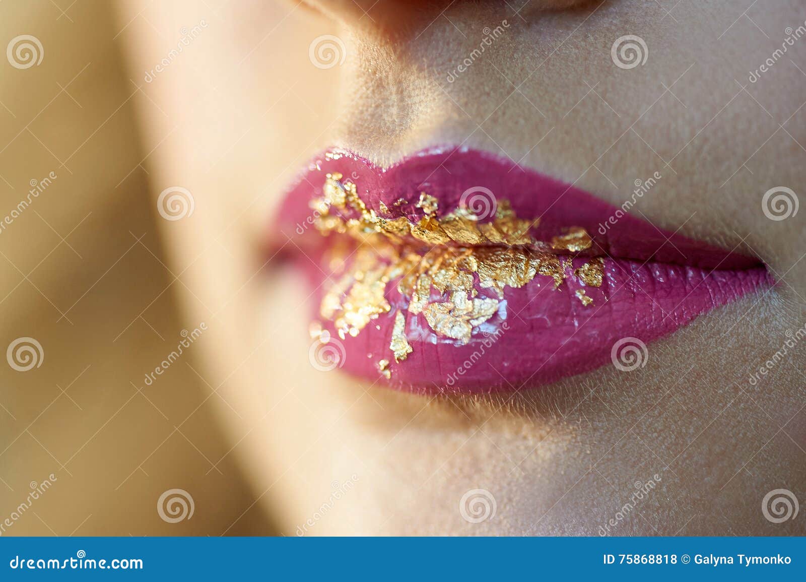 Glamour Red Gloss Lips Moving Up Stock Photo Image of facial, model