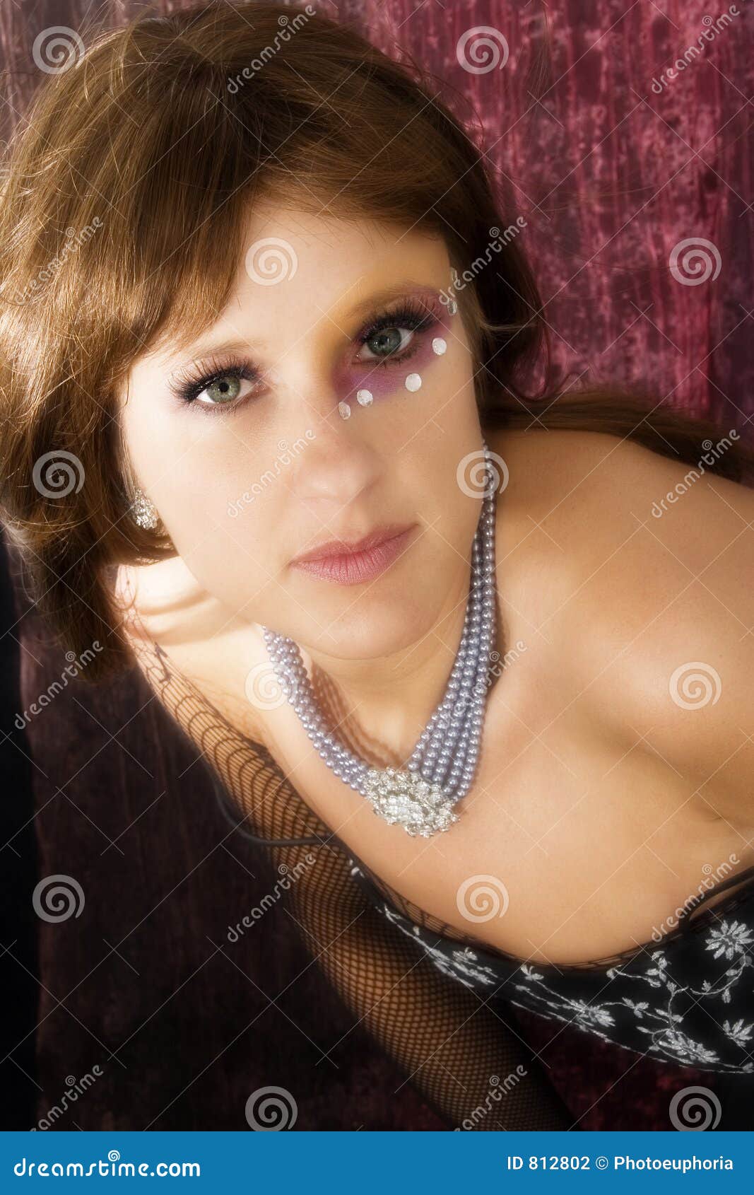 glamourous woman