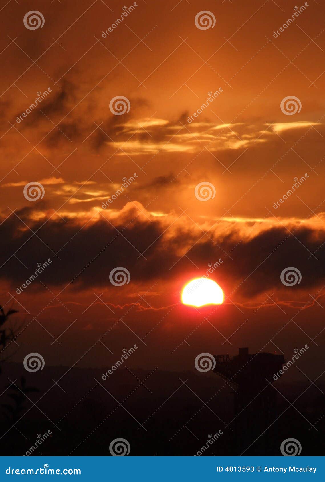 Glasgow Accouple Le Coucher Du Soleil 02 Image stock - Image du grue ...