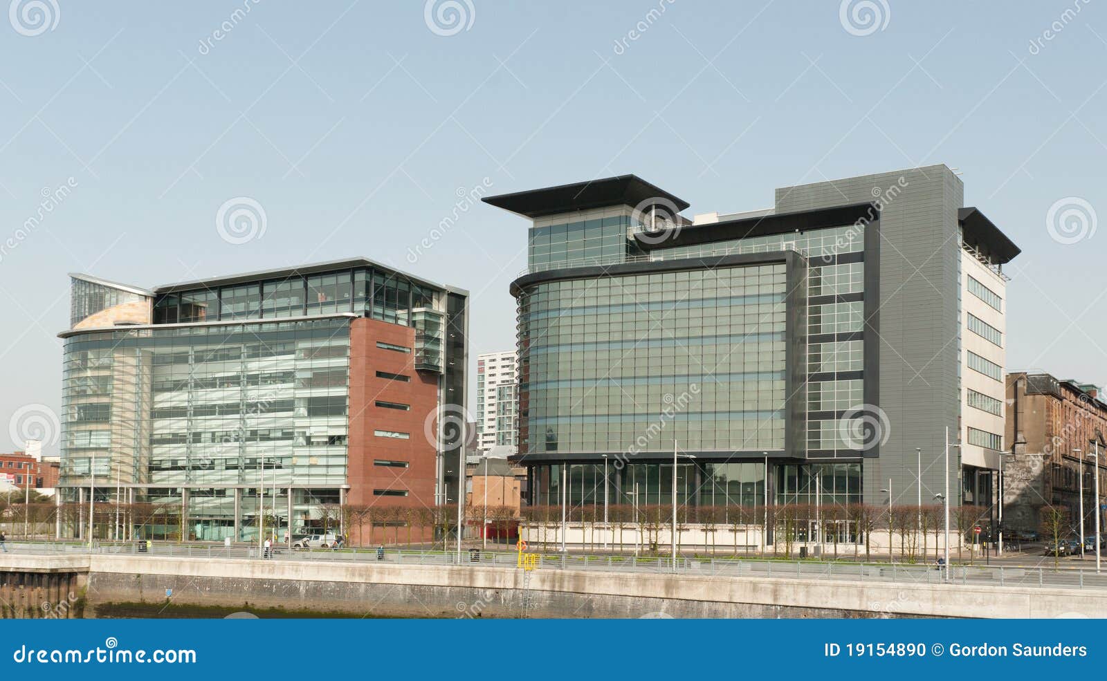 Glasgow financial district stock photo. Image of financial 19154890