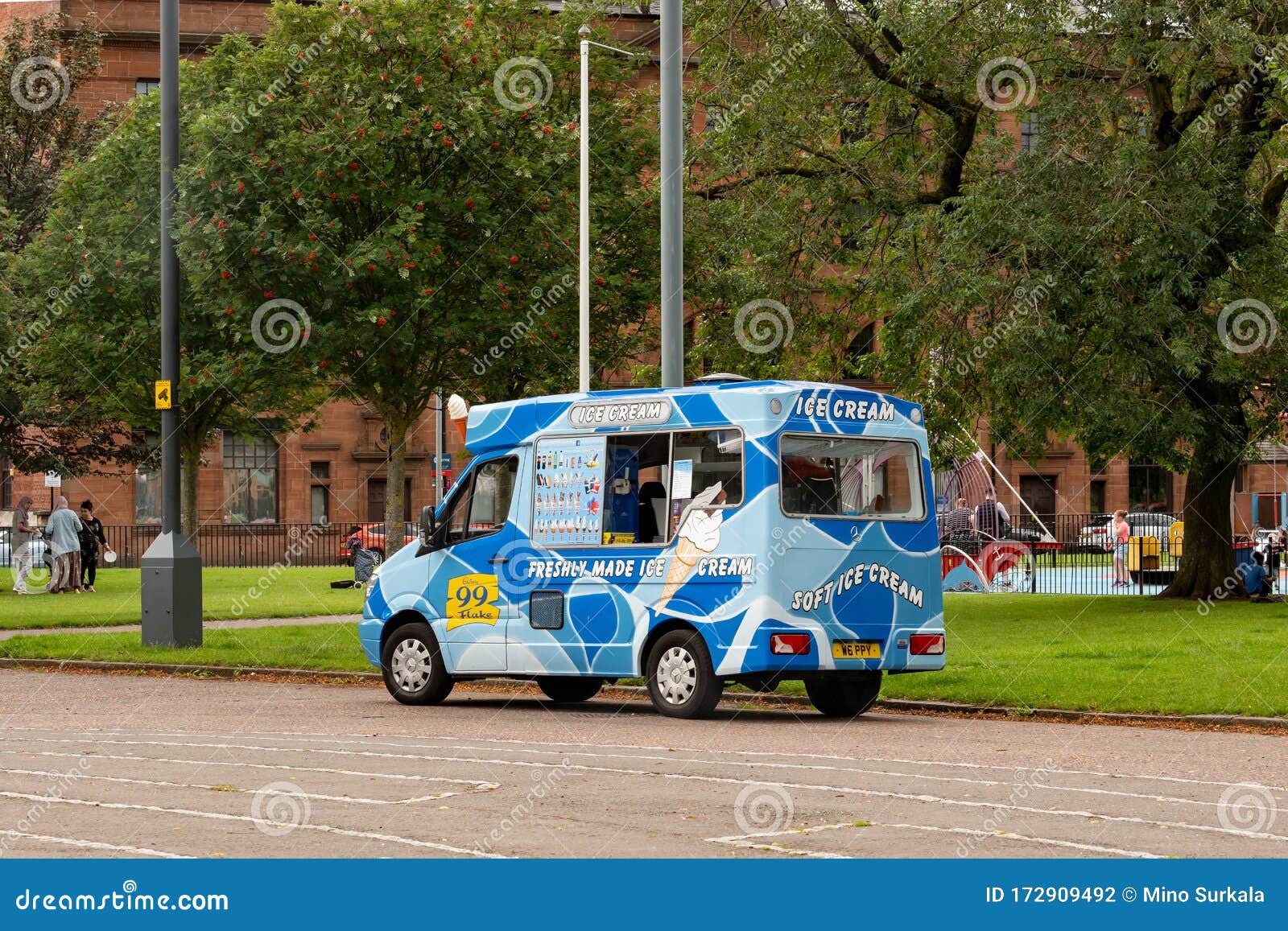 mercedes benz ice cream van