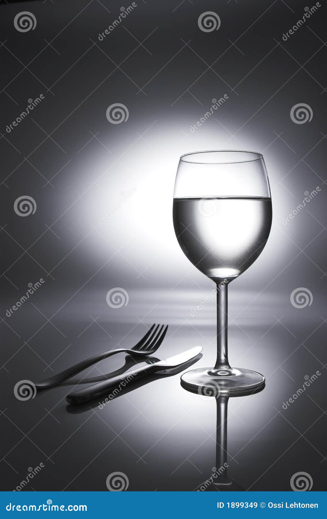 Glass stock image. Image of restaurant, knife, dinner 1899349