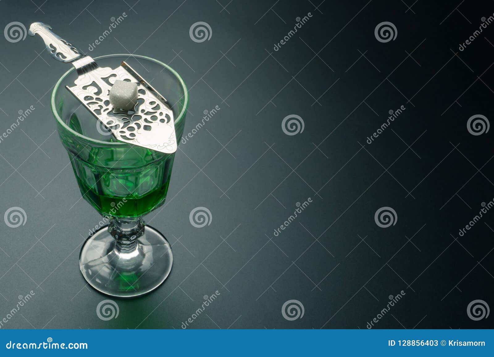 glass of absinthe glass of absinthe