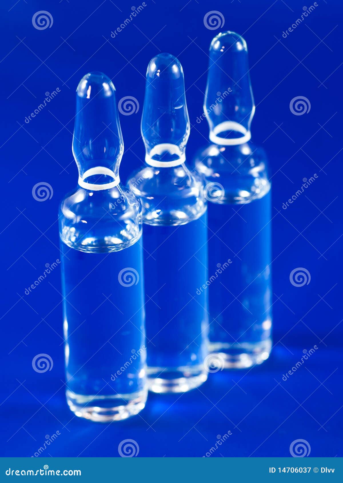 Glass Ampules with Medicine Stock Image Image of blue, laboratory