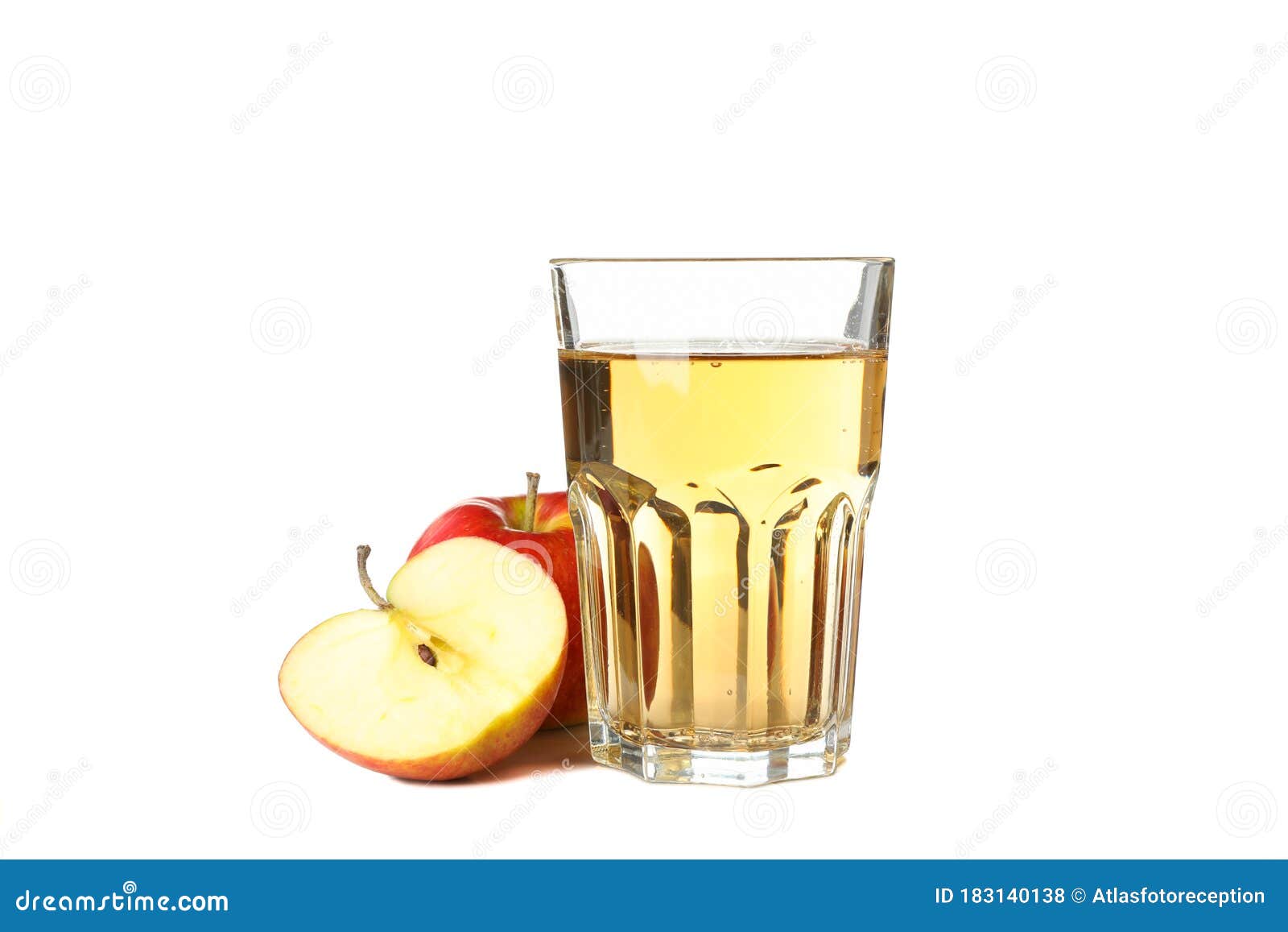 Glass of Apple Cider Isolated on Background Stock Photo Image of