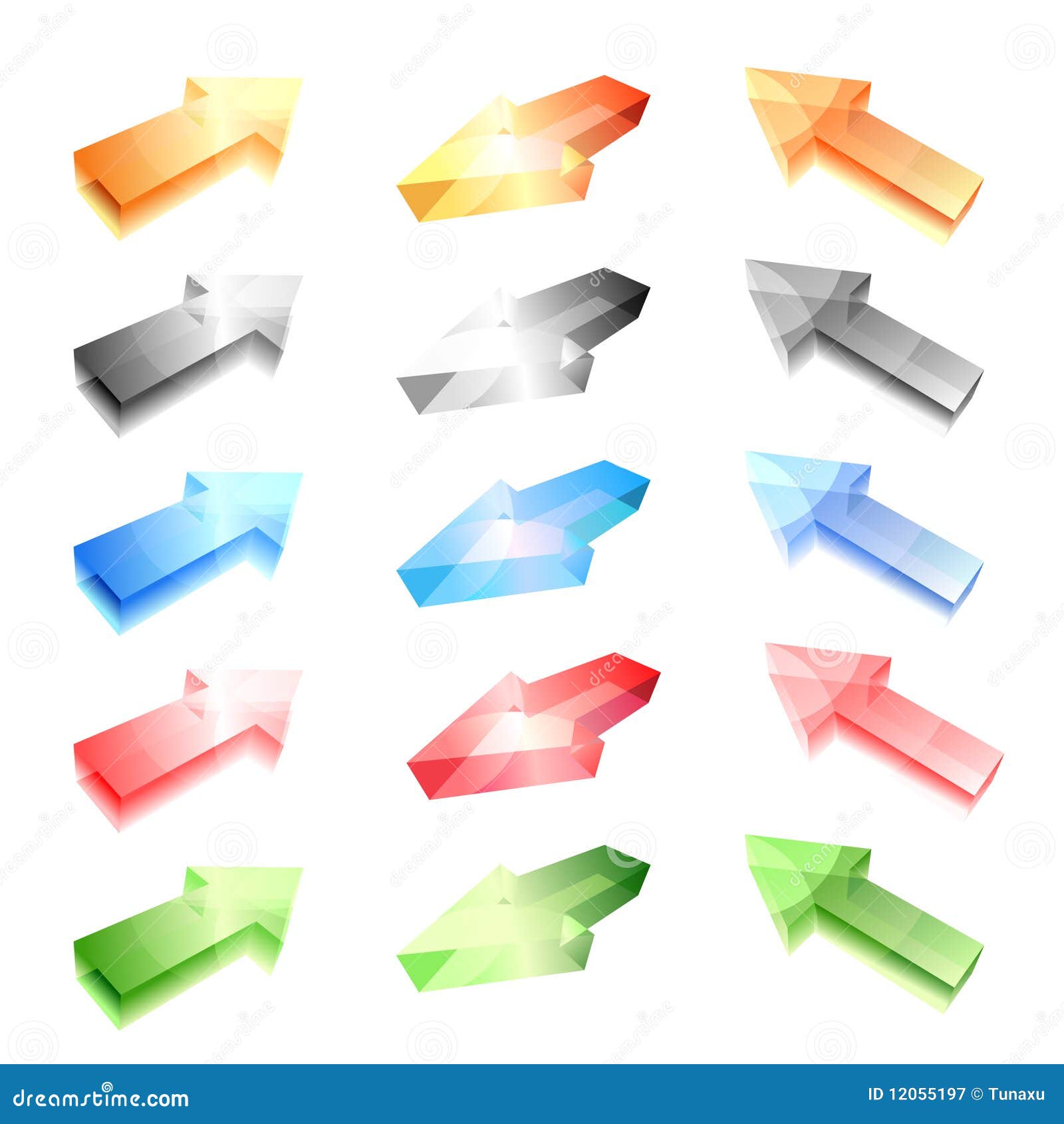 Glass arrows stock vector. Illustration of decoration 12055197
