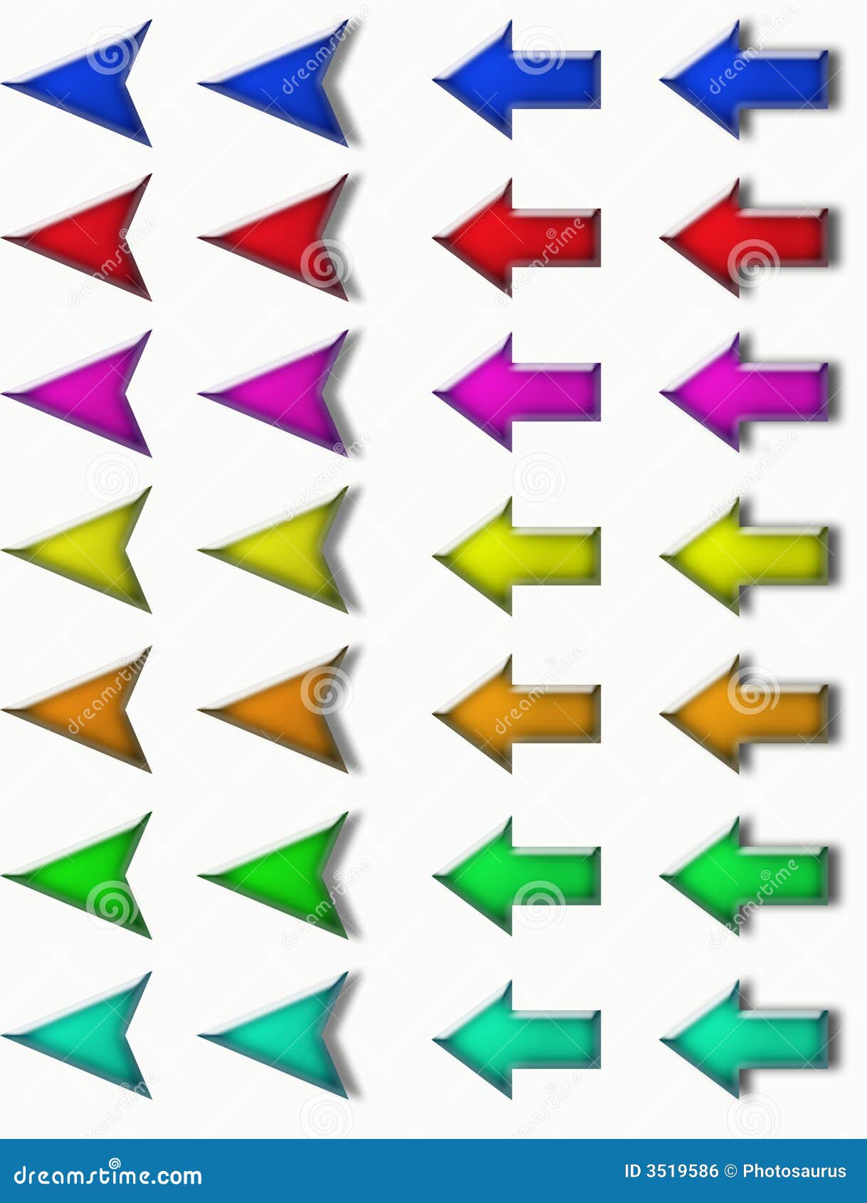 Glass arrows stock illustration. Illustration of copper 3519586