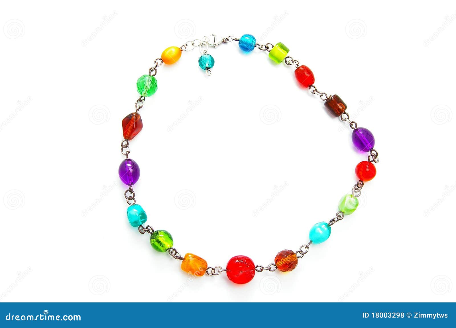 Glass bead necklace stock photo. Image of artistic, accessory 18003298