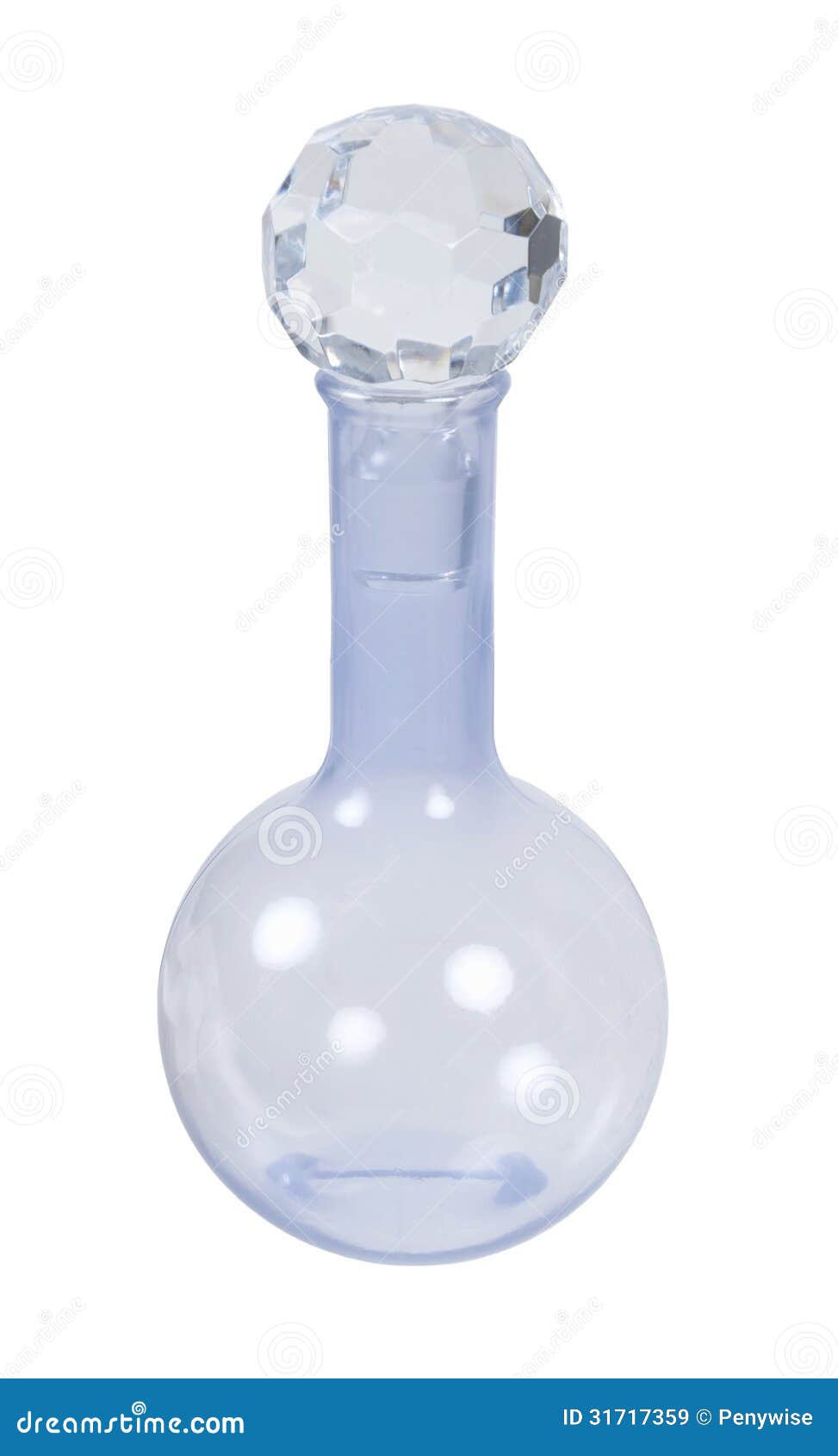 A Glass Beaker With A Glass Rod And Pipette With Two Beakers In The