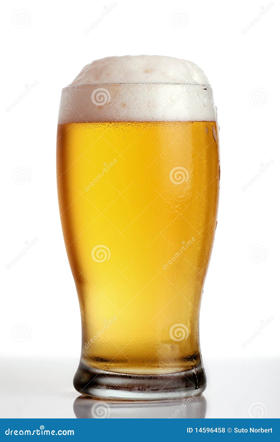 Glass of beer closeup stock photo. Image of brewery 14596458