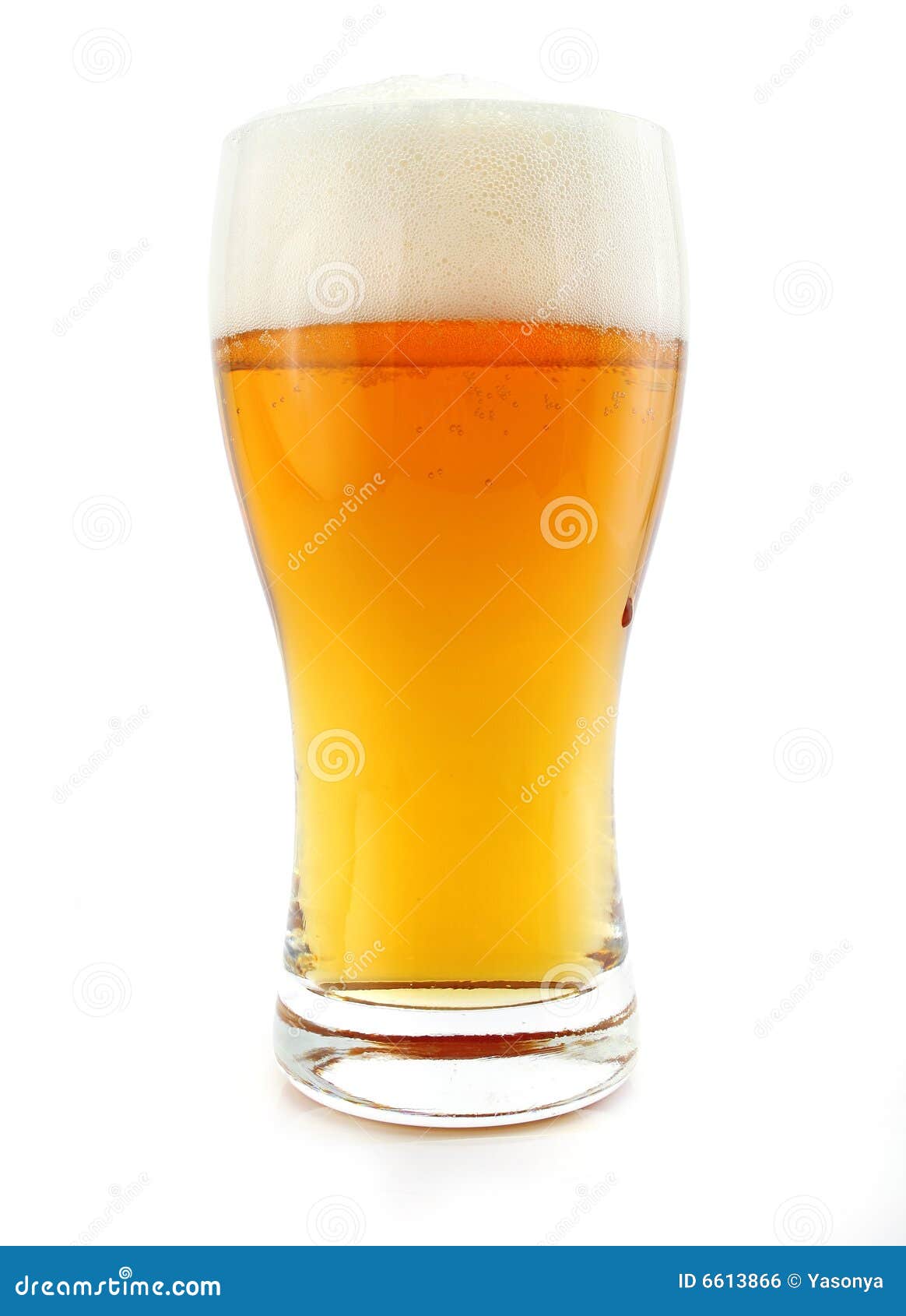Glass Of Beer Drink With Bubbles Isolated Stock Photo Image of white