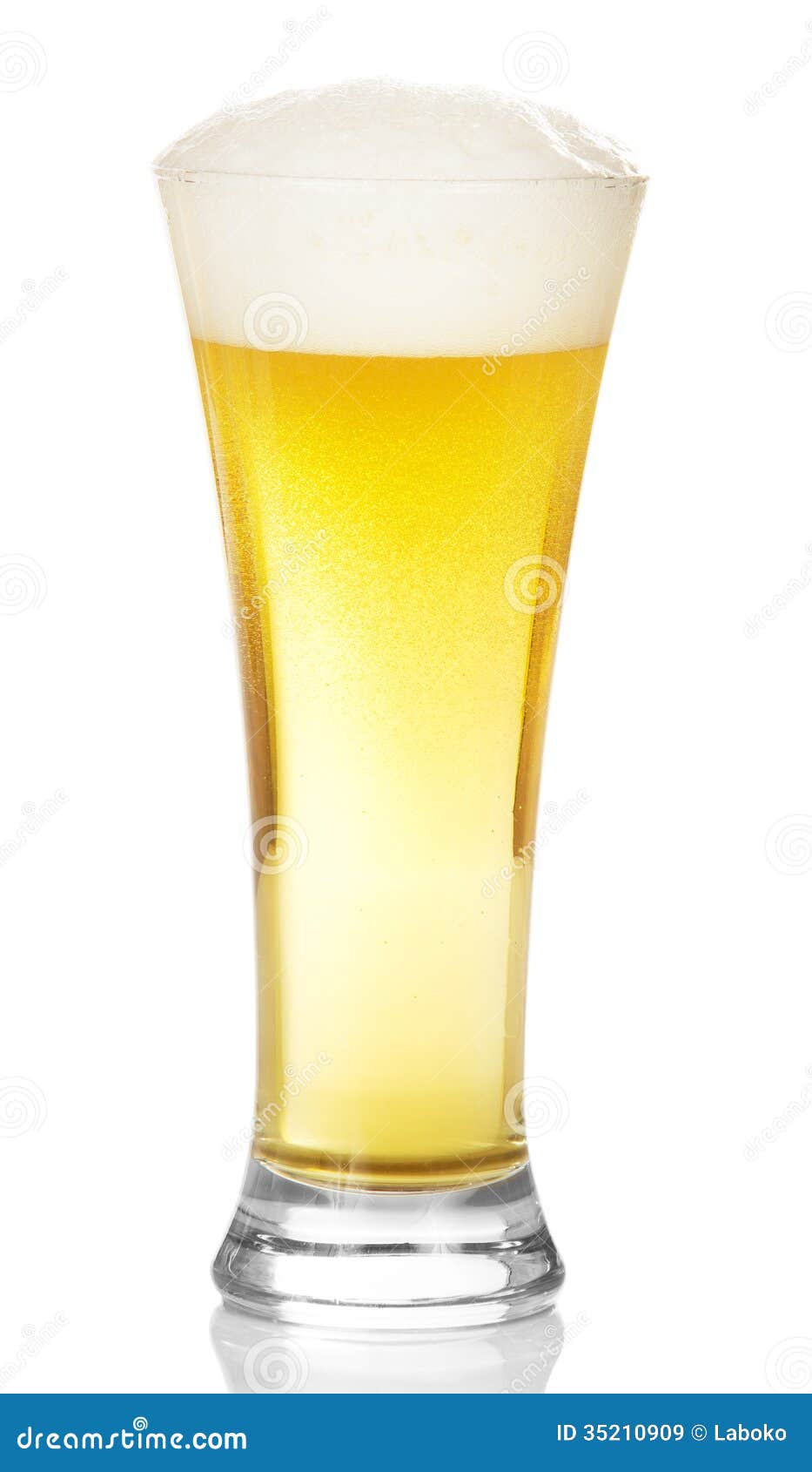Glass of Beer with Foam and Vials Stock Image Image of liquid, traditional 35210909