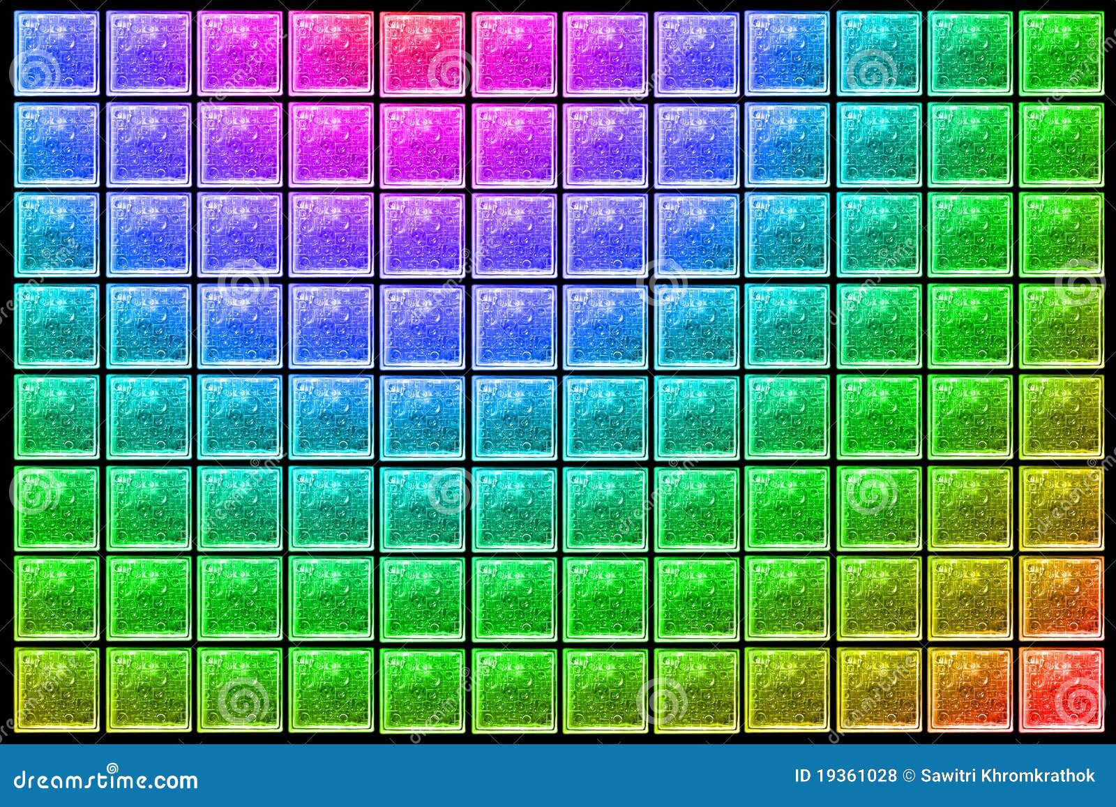 Glass Block Wall stock photo. Image of background, material 19361028