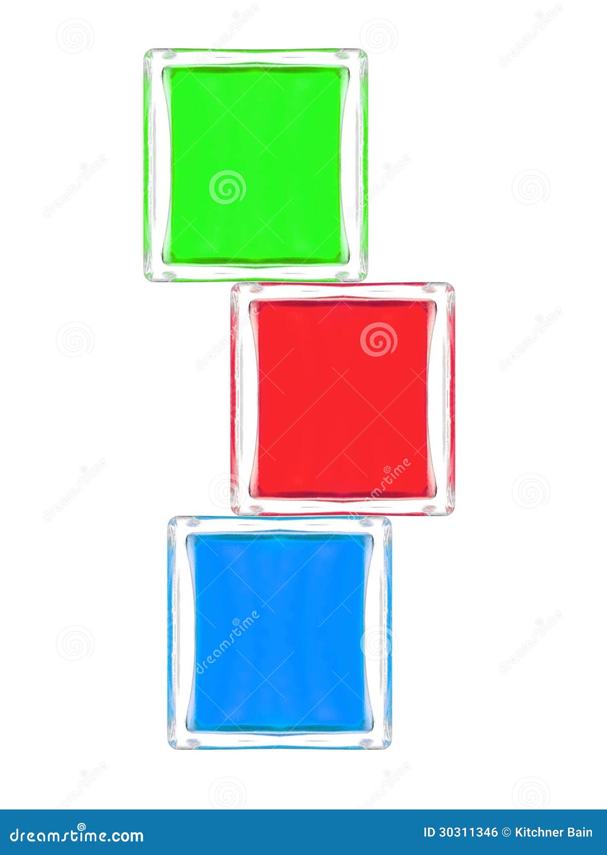 Glass Blocks stock photo. Image of construction, rainbow 30311346
