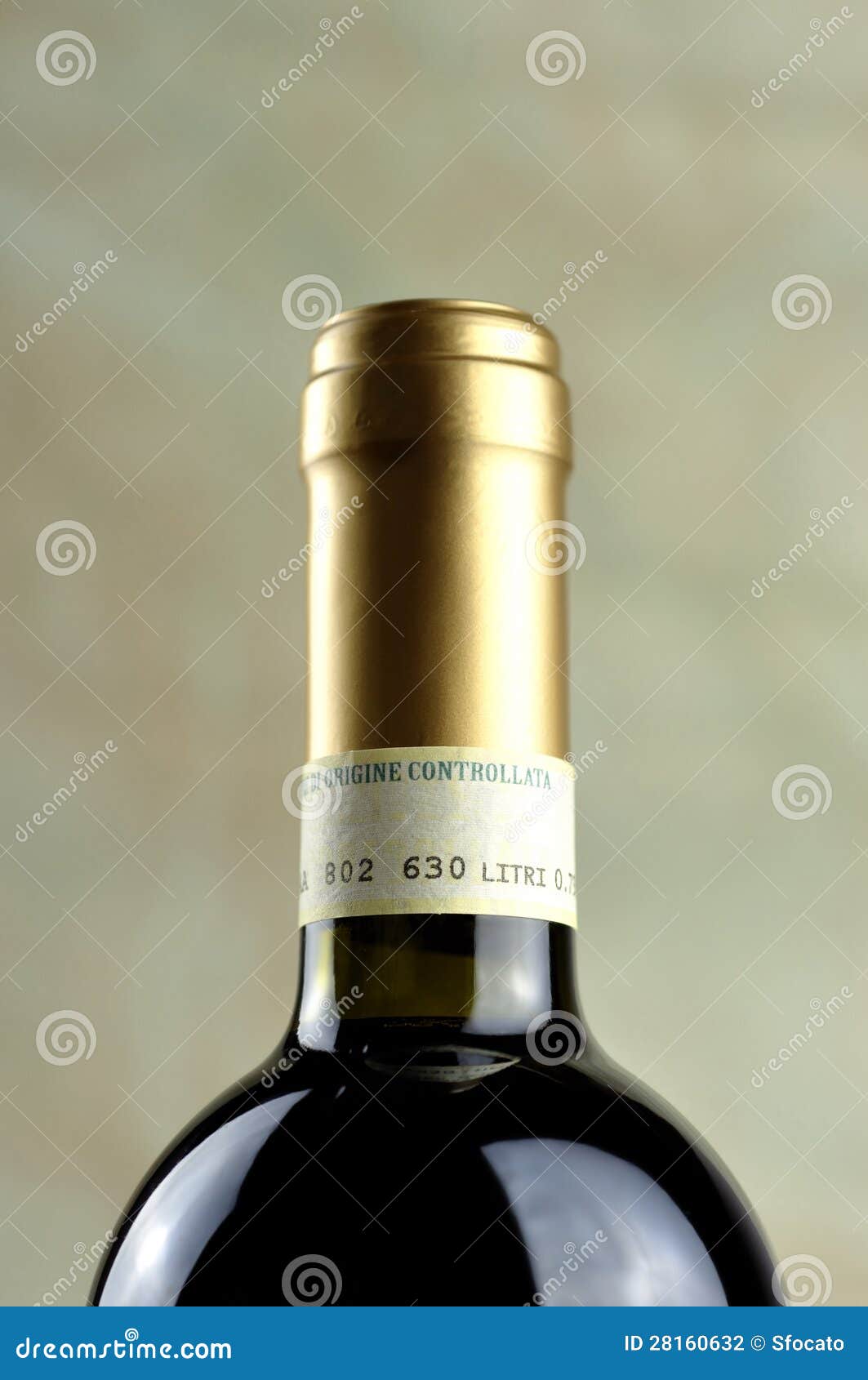 Glass and Bottle of Fine Italian Red Wine Stock Photo Image of