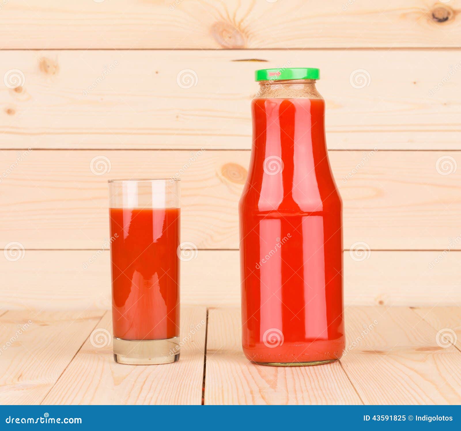 Download Glass And Bottle Full Of Tomato Juice Stock Image Image Of Cool Bottle 43591825 Yellowimages Mockups