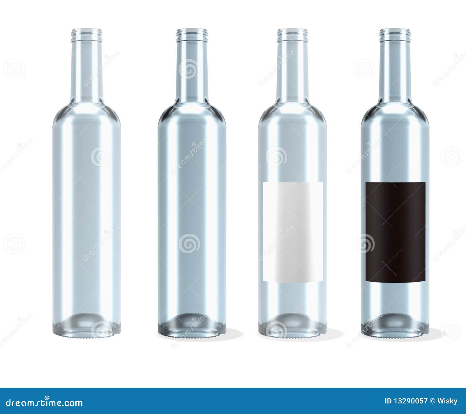 Glass bottle with label stock illustration. Illustration of liquid 13290057