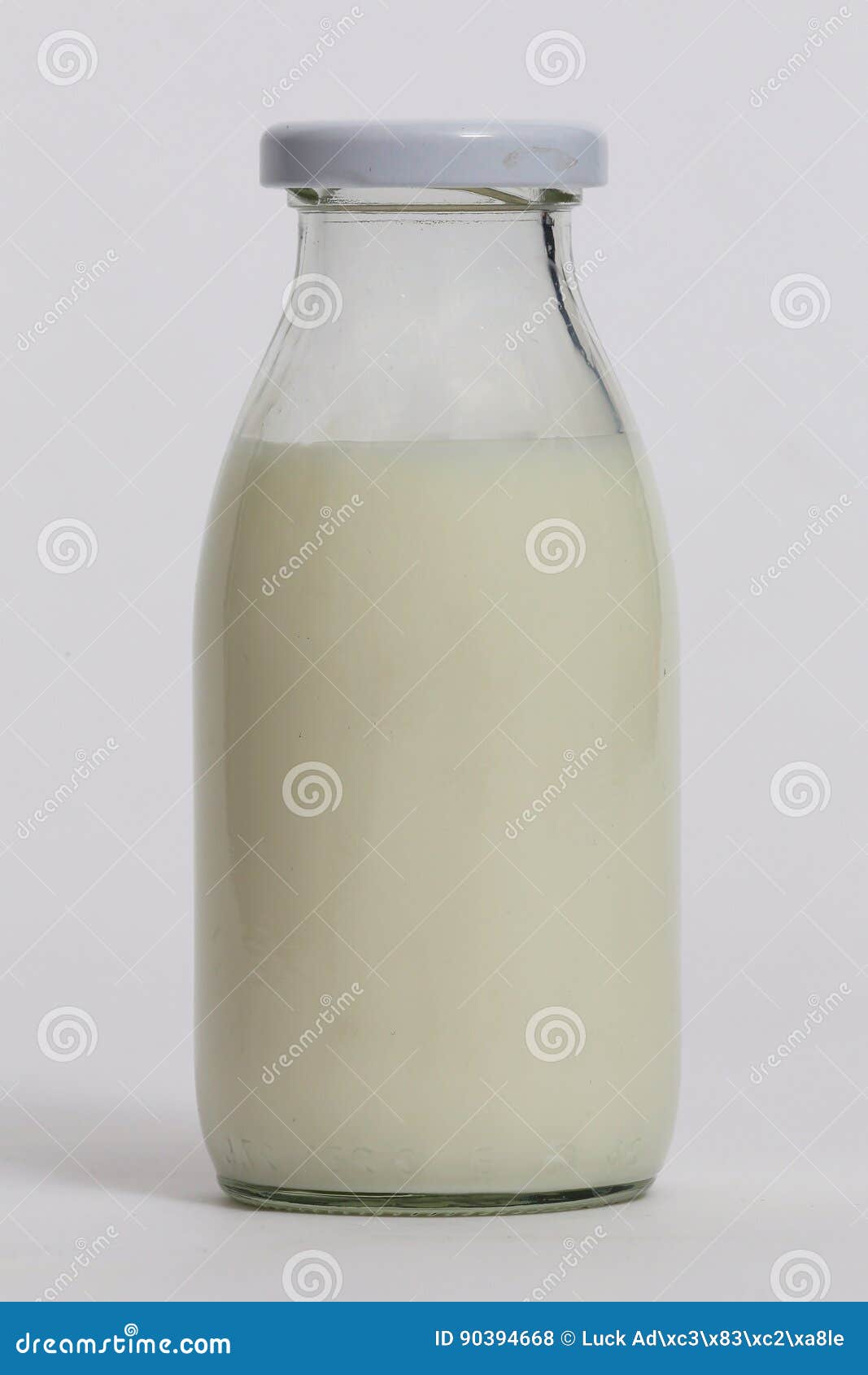 Glass Bottle of Milk stock photo. Image of drink, breakfast 90394668