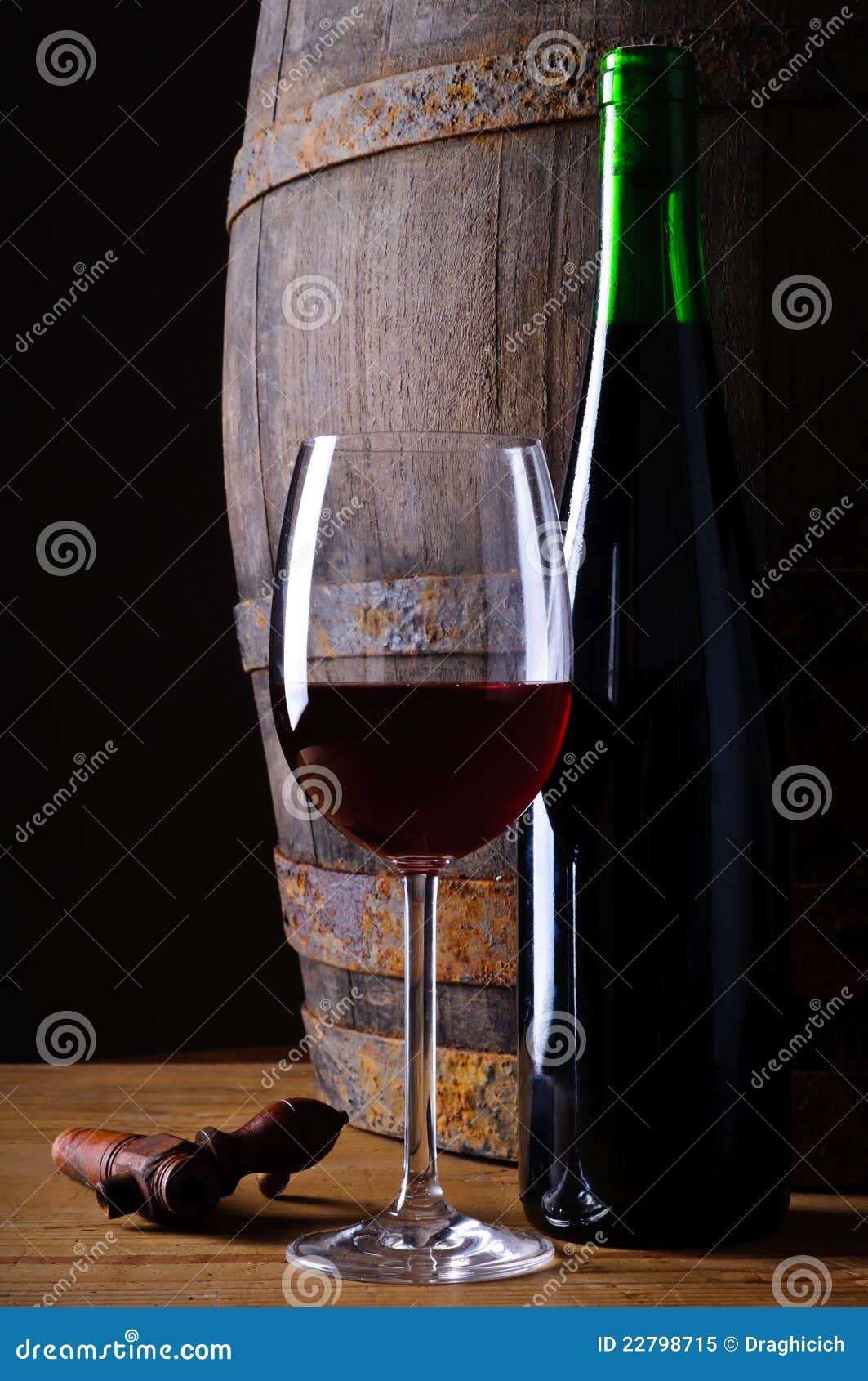 Glass and Bottle of Red Wine Stock Image Image of bottle, testing 22798715